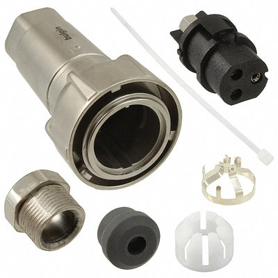 PXM7010/03S/ST/0507/SN by Bulgin - CONNECTOR PLUG FMALE 3P NICKEL SCREW