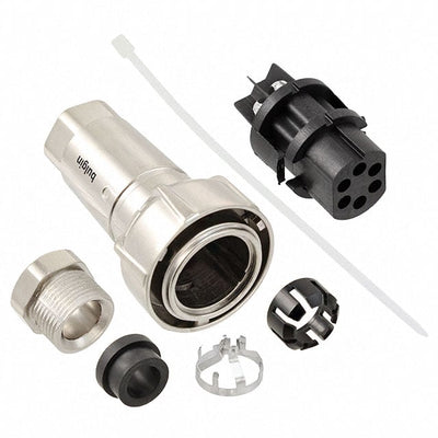 PXM7010/10P/CR/0911/SN by Bulgin - CONNECTOR PLG HSG MALE 10POS INLINE
