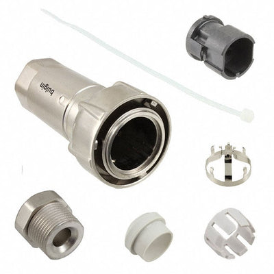PXM7010/10P/CR/1315/SN by Bulgin - CONNECTOR PLG HSG MALE 10POS INLINE