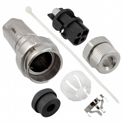 PXM7011/02S/ST/0507/SN by Bulgin - CONNECTOR RECPT FMALE 2P NICKEL SCREW