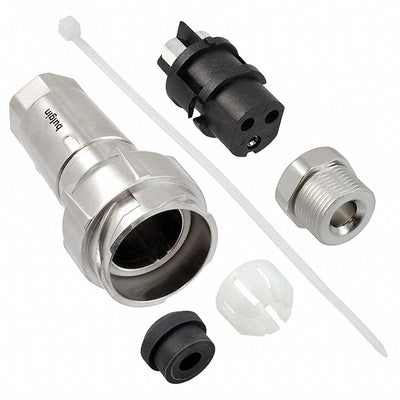 PXM7011/03S/ST/0507/SN by Bulgin - CONNECTOR RECPT FMALE 3P NICKEL SCREW
