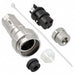 PXM7011/03S/ST/0507/SN by Bulgin - CONNECTOR RECPT FMALE 3P NICKEL SCREW