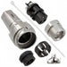 PXM7011/03S/ST/0911/SN by Bulgin - CONNECTOR RECPT FMALE 3P NICKEL SCREW