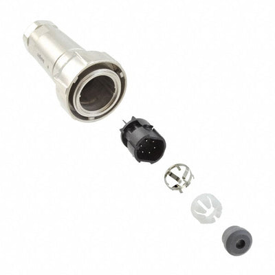 PXM7011/06P/ST/0507/SN by Bulgin - CONNECTOR RECPT MALE 6POS NICKEL SCREW
