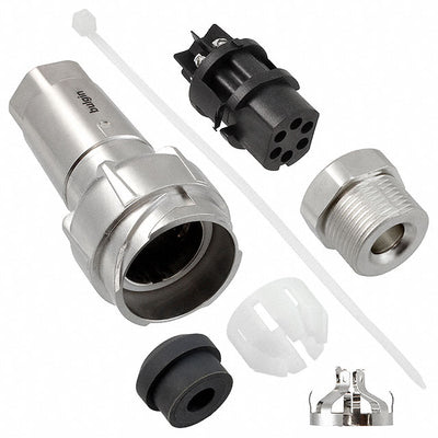 PXM7011/06S/ST/0507/SN by Bulgin - CONNECTOR RECPT FMALE 6P NICKEL SCREW