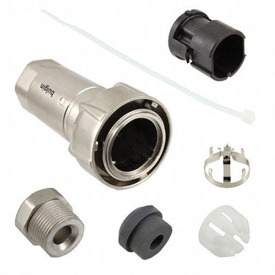 PXM7011/10P/CR/0507/SN by Bulgin - CONNECTOR RECPT HSG MALE 10POS INLINE