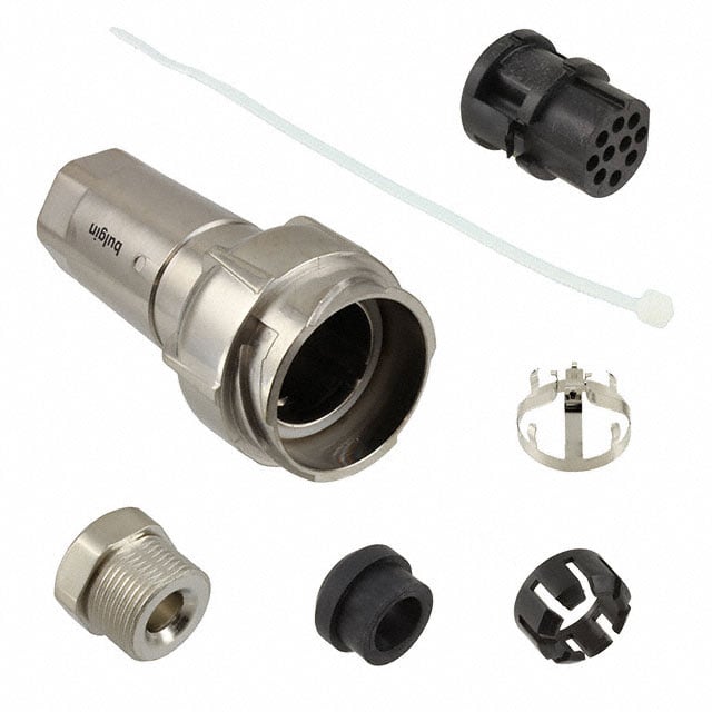PXM7011/10S/CR/0911/SN by Bulgin - CONNECTOR RECPT HSG FMALE 10PS INLINE