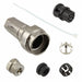 PXM7011/10S/CR/0911/SN by Bulgin - CONNECTOR RECPT HSG FMALE 10PS INLINE