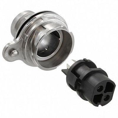 PXM7012/02S/ST by Bulgin - CONNECTOR RECPT FMALE 2P NICKEL SCREW