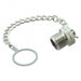 PXMBNI12CAM by Bulgin - CONNECTOR SEALING COVER M12 SILVER