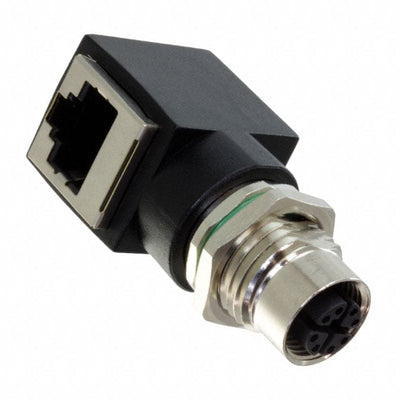PXMBNI12RAF08XRJM16 by Bulgin - ADAPT CIRC 8POS TO RJ45 JACK BLK
