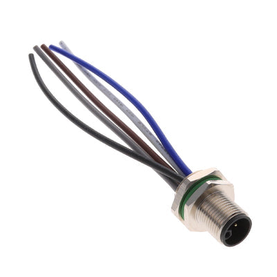 PXMBNI12RPM05LFLM16001 by Bulgin - CONNECTOR RECPT MALE 5P GOLD WIR LEADS