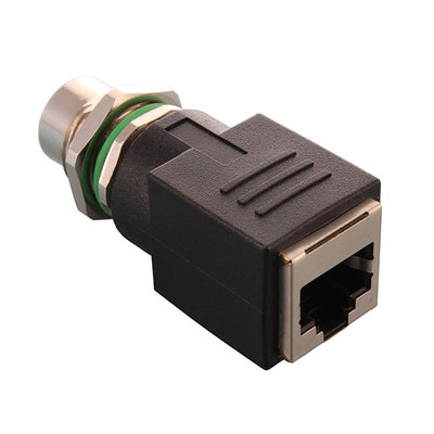 PXMBNI12RPM08XRJM16 by Bulgin - ADAPT CIRC 8POS TO RJ45 JACK BLK