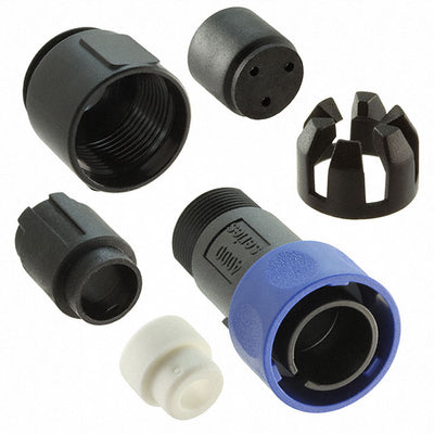 PXP4010/03P/3035 by Bulgin - CONNECTOR PLUG HSG MALE 3POS INLINE