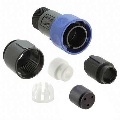 PXP4010/03P/6065 by Bulgin - CONNECTOR PLUG HSG MALE 3POS INLINE