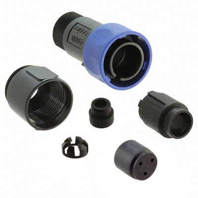 PXP4010/03S/3540 by Bulgin - CONNECTOR PLG HSG FMALE 3POS INLINE