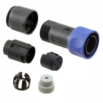 PXP4010/04P/3035 by Bulgin - CONNECTOR PLUG HSG MALE 4POS INLINE