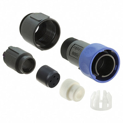 PXP4010/04P/6065 by Bulgin - CONNECTOR PLUG HSG MALE 4POS INLINE
