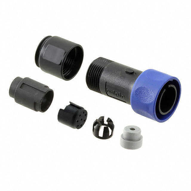 PXP4010/08P/3035 by Bulgin - CONNECTOR PLUG HSG MALE 8POS INLINE