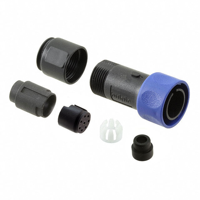 PXP4010/08P/6570 by Bulgin - CONNECTOR PLUG HSG MALE 8POS INLINE