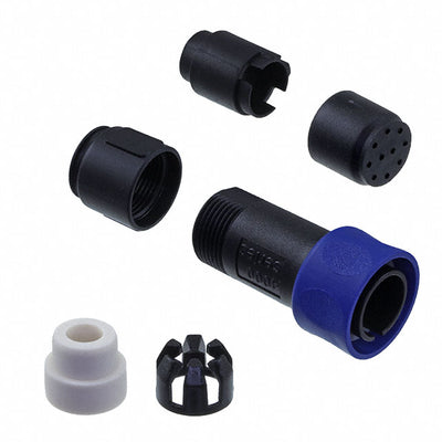 PXP4010/10S/3035 by Bulgin - CONNECTOR PLG HSG FMALE 10POS INLINE