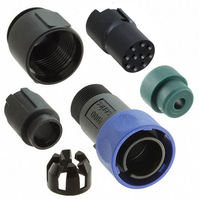 PXP4010/10S/4045 by Bulgin - CONNECTOR PLG HSG FMALE 10POS INLINE