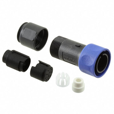 PXP4010/12P/6065 by Bulgin - CONNECTOR PLG HSG MALE 12POS INLINE