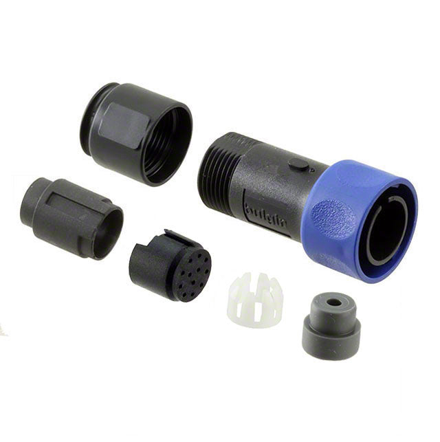 PXP4010/12P/6570 by Bulgin - CONNECTOR PLG HSG MALE 12POS INLINE