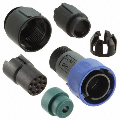 PXP4010/12S/4045 by Bulgin - CONNECTOR PLG HSG FMALE 12POS INLINE