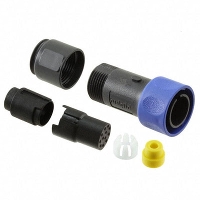 PXP4010/12S/5055 by Bulgin - CONNECTOR PLG HSG FMALE 12POS INLINE