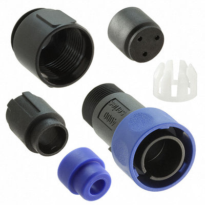 PXP4011/03P/5560 by Bulgin - CONNECTOR RECPT HSG MALE 3POS INLINE