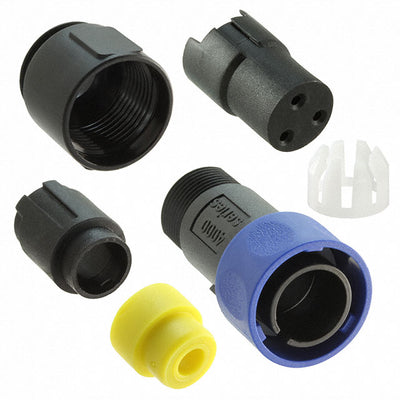 PXP4011/03S/5055 by Bulgin - CONNECTOR RECPT HSG FMALE 3POS INLINE