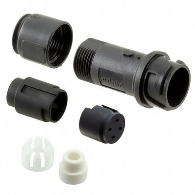 PXP4011/04P/6065 by Bulgin - CONNECTOR RECPT HSG MALE 4POS INLINE
