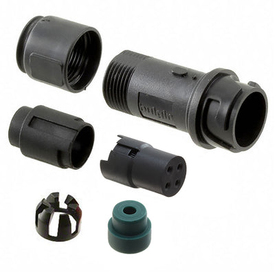 PXP4011/04S/4045 by Bulgin - CONNECTOR RECPT HSG FMALE 4POS INLINE