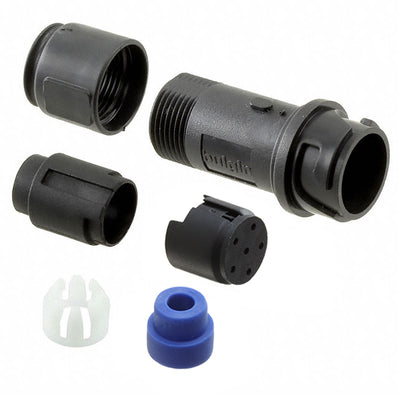 PXP4011/06P/5560 by Bulgin - CONNECTOR RECPT HSG MALE 6POS INLINE