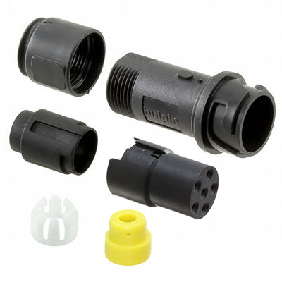PXP4011/06S/5055 by Bulgin - CONNECTOR RECPT HSG FMALE 6POS INLINE