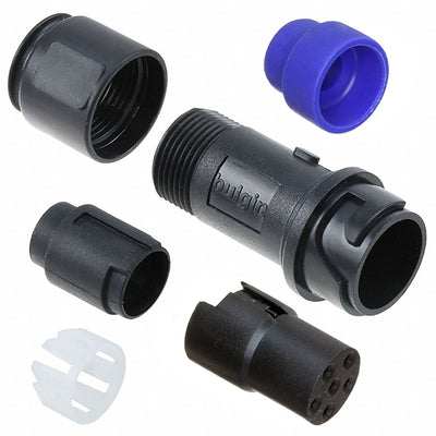 PXP4011/06S/5560 by Bulgin - CONNECTOR RECPT HSG FMALE 6POS INLINE