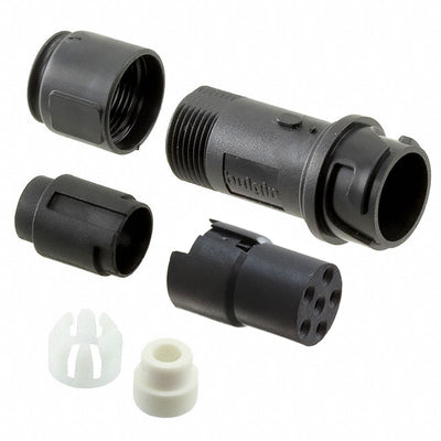 PXP4011/06S/6065 by Bulgin - CONNECTOR RECPT HSG FMALE 6POS INLINE