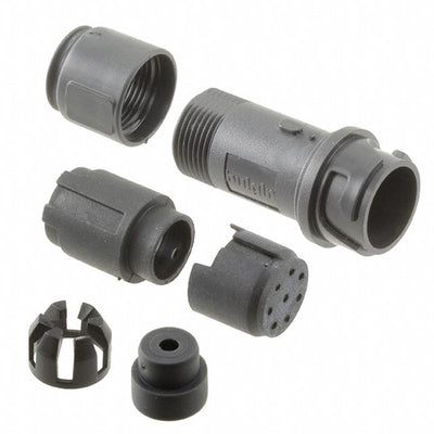 PXP4011/08P/3035 by Bulgin - CONNECTOR RECPT HSG MALE 8POS INLINE