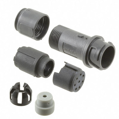 PXP4011/08P/3540 by Bulgin - CONNECTOR RECPT HSG MALE 8POS INLINE