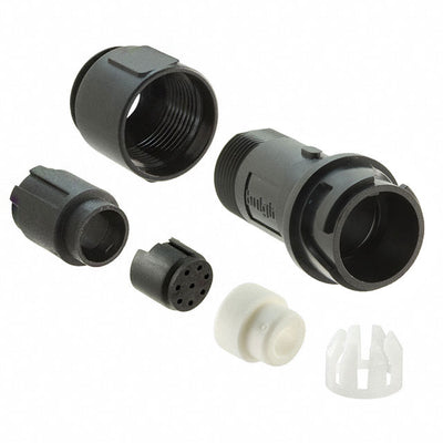 PXP4011/08P/6065 by Bulgin - CONNECTOR RECPT HSG MALE 8POS INLINE