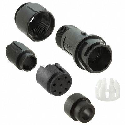 PXP4011/08P/6570 by Bulgin - CONNECTOR RECPT HSG MALE 8POS INLINE