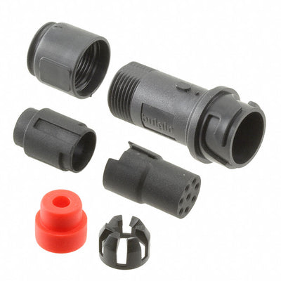 PXP4011/08S/4550 by Bulgin - CONNECTOR RECPT HSG FMALE 8POS INLINE