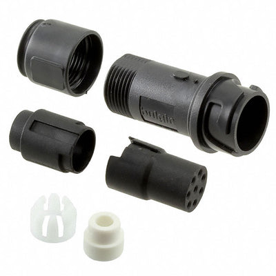 PXP4011/08S/6065 by Bulgin - CONNECTOR RECPT HSG FMALE 8POS INLINE
