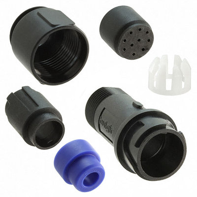 PXP4011/10P/5560 by Bulgin - CONNECTOR RECPT HSG MALE 10POS INLINE