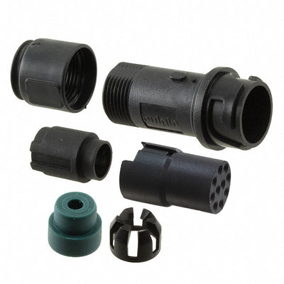 PXP4011/10S/4045 by Bulgin - CONNECTOR RECPT HSG FMALE 10POS INLINE