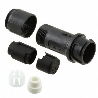 PXP4011/12P/6065 by Bulgin - CONNECTOR RECPT HSG MALE 12POS INLINE