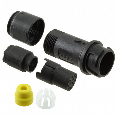 PXP4011/12S/5055 by Bulgin - CONNECTOR RECPT HSG FMALE 12PS INLINE