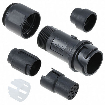 PXP4011/12S/6570 by Bulgin - CONNECTOR RECPT HSG FMALE 12PS INLINE