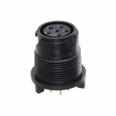PXP4013/06S/PC by Bulgin - CONNECTOR RECPT FMALE 6POS GOLD SOLDER